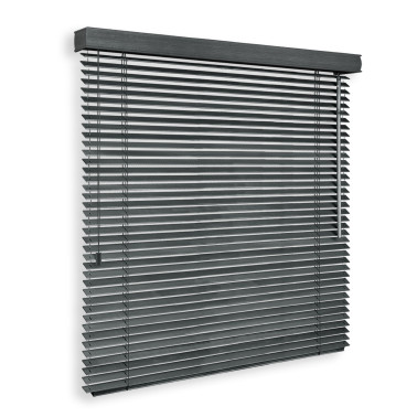 Żaluzja bambusowa 25 mm lux na wymiar - black bamboo