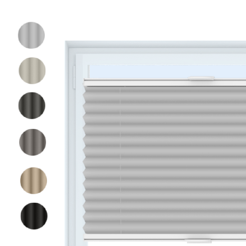 Roleta plisowana termo blackout 100% zaciemnienia na wymiar - Inwazyjna lub Bezinwazyjna