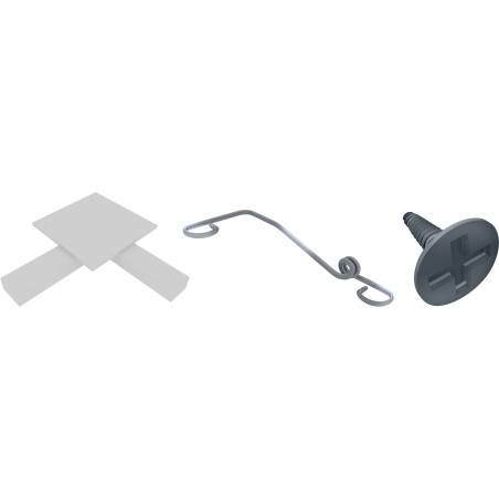 Zestaw montażowy do moskitiery z łącznikami na zewnątrz