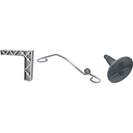 Zestaw montażowy do moskitiery z łącznikami wewnątrz