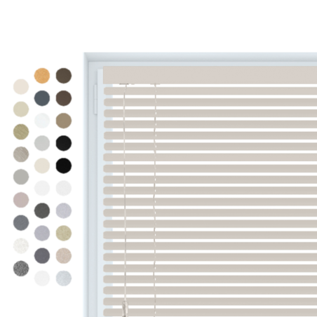 Żaluzja aluminiowa 25 mm lux na wymiar